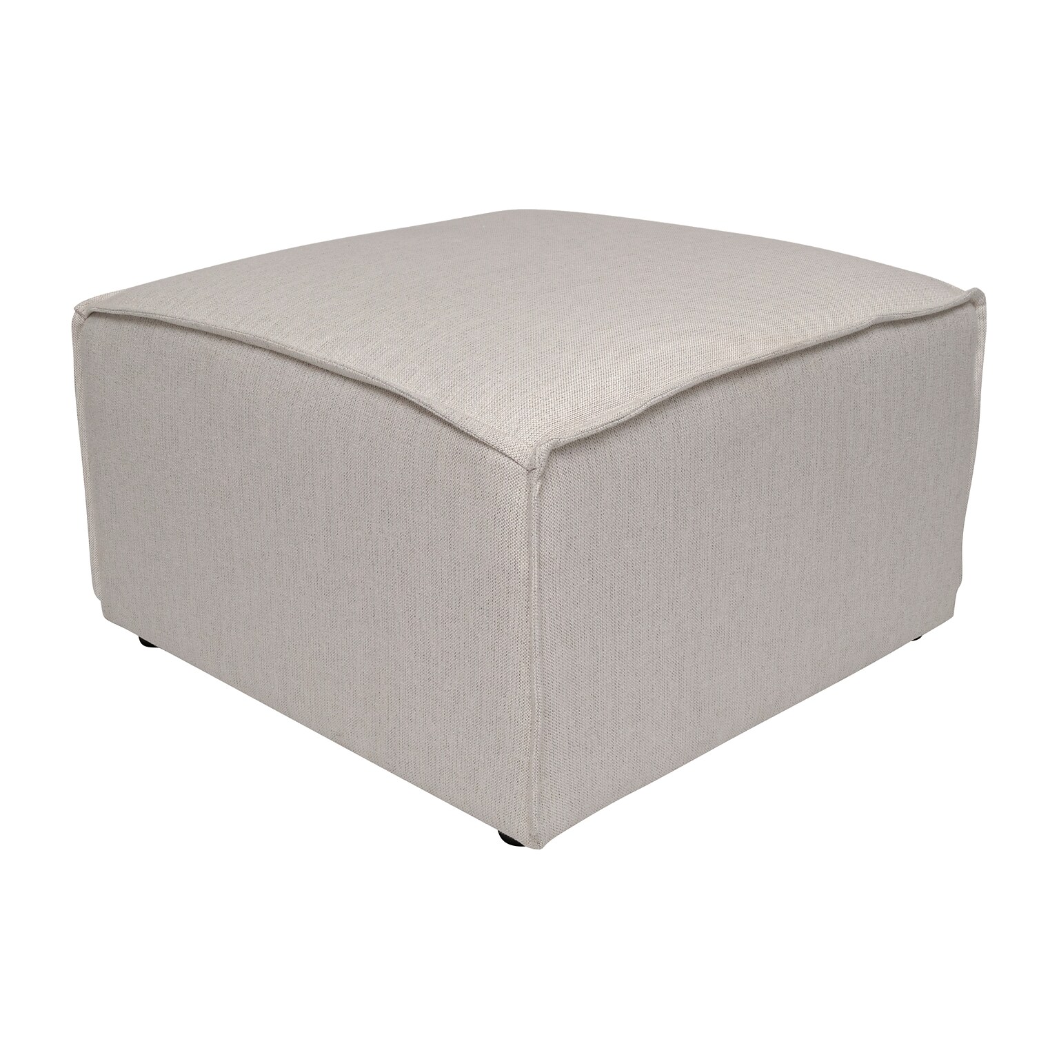 Flash Furniture Bridgetown Fabric Modular Sectional Ottoman Seat, Cream (ISIT2231OTCRM)