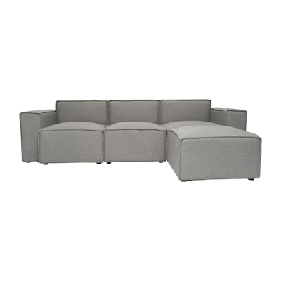 Flash Furniture Bridgetown Fabric Modular Sectional Sofa, Gray, 4-Pieces (ISIT22314SECGRY)