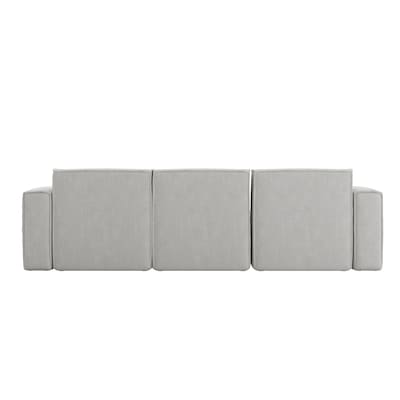 Flash Furniture Bridgetown Fabric Modular Sectional Sofa, Cream, 4-Pieces (ISIT22314SECCRM)