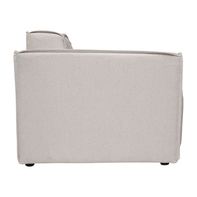 Flash Furniture Bridgetown Fabric Modular Left Side Sectional Seat with Arm Rest, Cream (ISIT2231LCCRM)