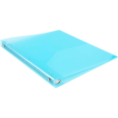 JAM PAPER 1/2" 3-Ring Binder, Light Blue (PB75237LB)