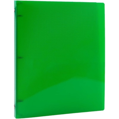 JAM Paper 1/2" 3-Ring Binder,Green (PB75237GR)