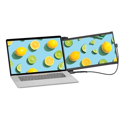 Mobile Pixels Inc. DUEX Max DS 14.1 60 Hz Portable LCD Slide-out Monitor, Black (101-1007P06)