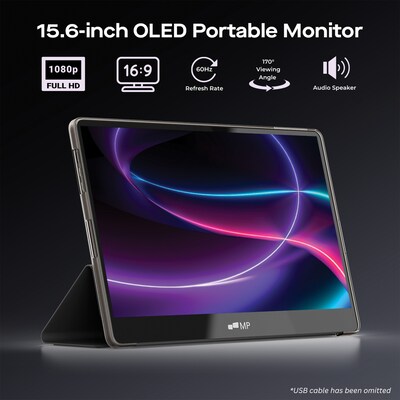 Mobile Pixels Inc. Glance 15.6" 1080p 60 Hz Portable Monitor, Black (101-1012P01)