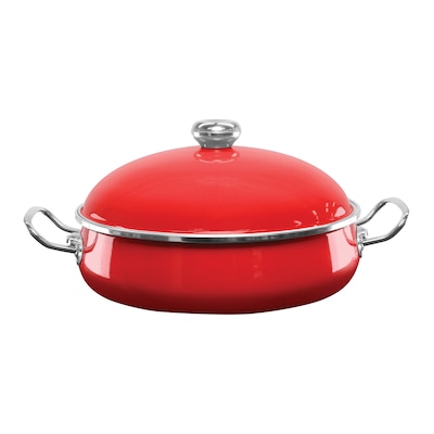 Vita Enamel on Steel 5-Qt. Covered Casserole, Red (69476)