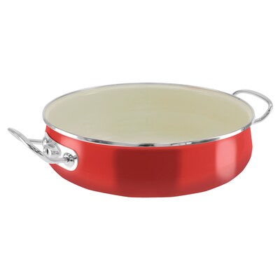 Vita Enamel on Steel 5-Qt. Covered Casserole, Red (69476)