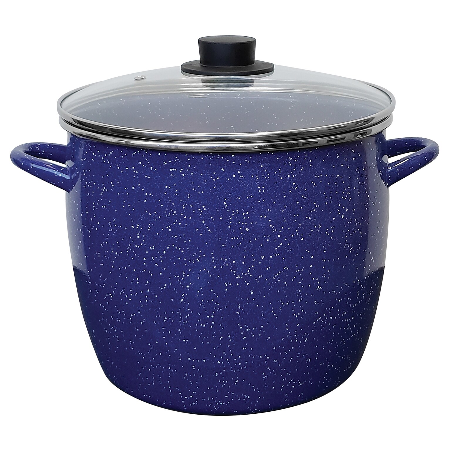 EKCO Enamel on Steel 12-Qt. Covered Stockpot, Blue (62163)