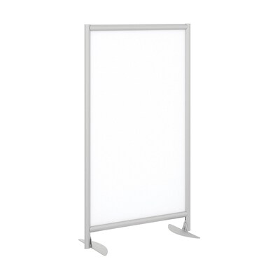 Bush Business Furniture Freestanding White Board Privacy Panel with Stationary Base, White (PSP335WHK)