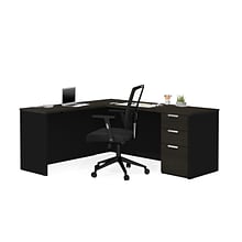 Bestar® Pro-Concept Plus L-Desk in Deep Grey & Black (11088532)