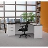 Bestar Pro-Concept Plus L-Desk in White & Deep Grey (11088517)