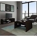 Bestar® Small Space 2-Piece Storage Coffee Table and TV Stand Set (1685179)