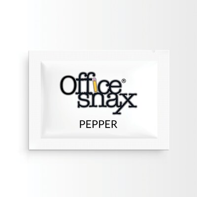 Office Snax® Pepper Packets, .1 gram, 3,000 Count (OFX00607)
