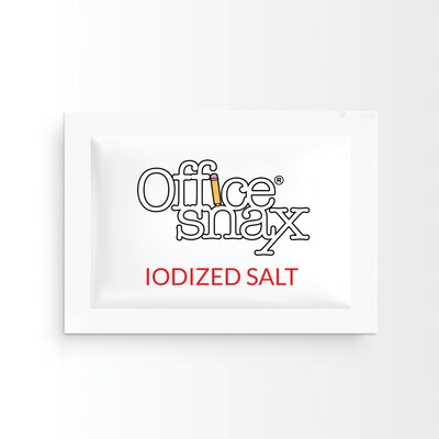 Office Snax® Iodized Salt Packets .6 gram, 3000 Count (OFX00606)