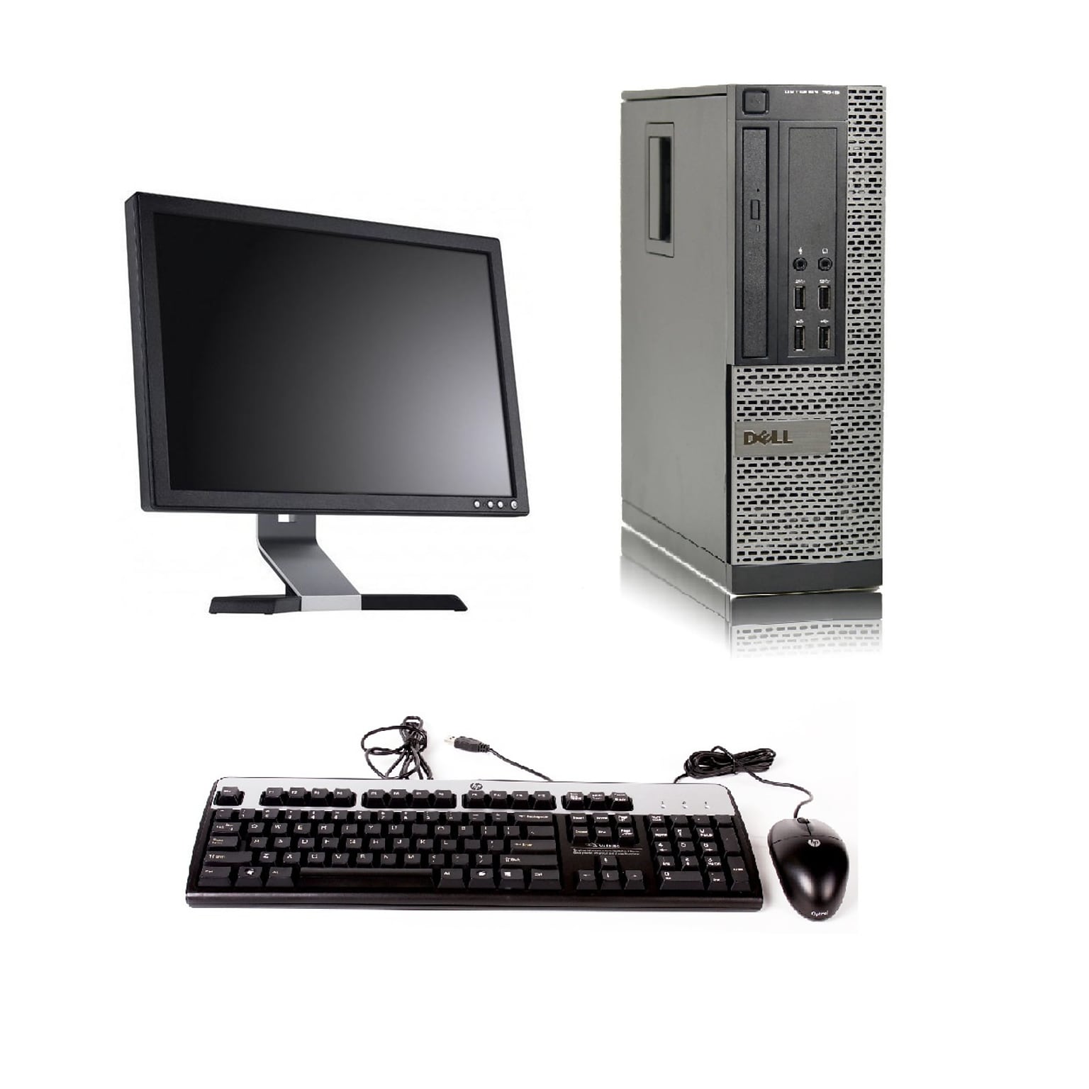 Dell OptiPlex 7010 Sff Core I5 3470 3.2GHz 8GB RAM 2TB Hard Drive, Windows 10 Professional Bundled with A 22 LCD, Refurbished