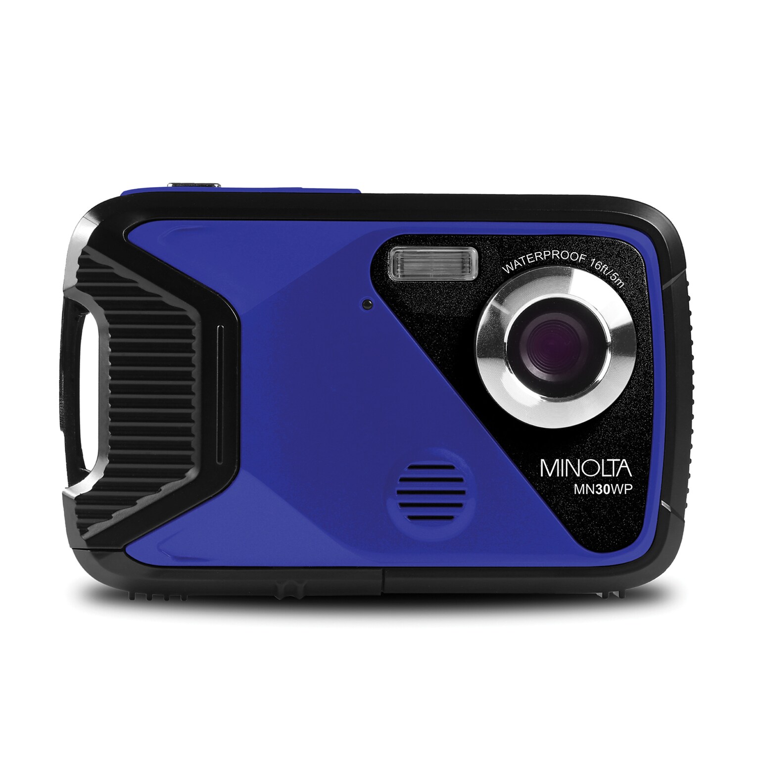 Minolta 21 MP/1080p Waterproof Digital Camera with 4x Digital Zoom, Blue (MN30WP-BL)