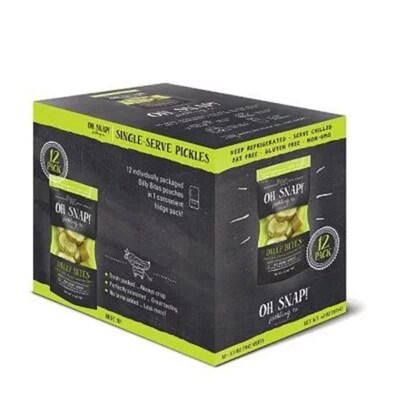 Oh Snap! Dilly Bites, 3.25 fl oz, 12/Pack (220-02204)