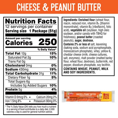 Keebler Cracker Variety Pack, 1.8 oz, 36/count (600-00773)