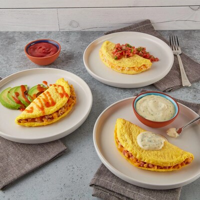 Egglands Best Three Cheese Cage Free Omelet, 3.90 oz, 8/Box (220-02206)