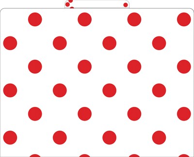Barker Creek Red & White Dot File Folder, 1/3-Cut Tab, Letter Size, Red/White, 36/Set (4393)