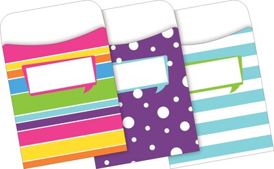 Barker Creek Happy File Folder, 1/3-Cut Tab, Letter Size, Assorted Colors, 42/Set (4412)