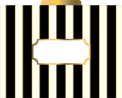 Barker Creek Gold File Folder, 1/3-Cut Tab, Letter Size, Assorted Colors, 12/Pack (2001)
