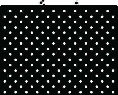 Barker Creek Black & White Dot File Folder, 1/3-Cut Tab, Letter Size, Black/White, 12/Pack (2004)