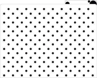 Barker Creek Black & White Dot File Folder, 1/3-Cut Tab, Letter Size, Black/White, 12/Pack (2004)
