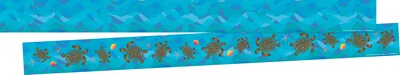 Barker Creek Double-Sided Border, 35 x 3, Kai Ola Sea Turtles, 36/Pack (4307)