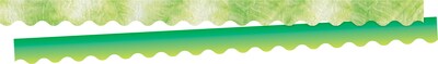 Barker Creek Double-Sided Scalloped Border, 36 x 2.25, Lime Tie-Dye and Ombré, 39/Pack (4334)