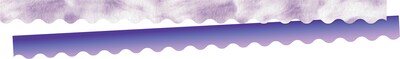 Barker Creek Double-Sided Scalloped Border Set, 36" x 2.25", Pink & Purple Tie-Dye and Ombré, 2 designs, 52/Set (4361)