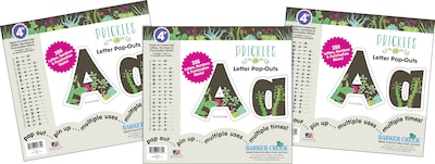 Barker Creek Prickles Letters and Numbers, 765/Set (4319)