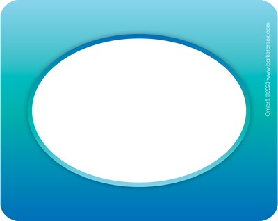 Barker Creek Self-adhesive Ombré School Name Tags, 2.75 x 3.5, 45/Pack (1557)