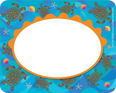 Barker Creek Self-adhesive Kai Ola School Name Tags, 2.75" x 3.5", 135/Set (4313)