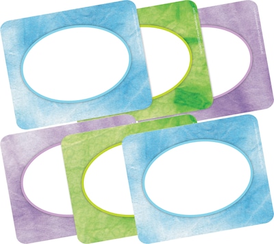 Barker Creek Name Tags/Self-Adhesive Labels, Tie-Dye, 90/Set (4366)