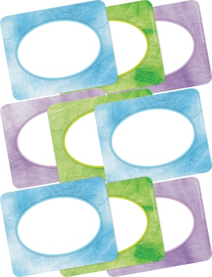 Barker Creek Name Tags/Self-Adhesive Labels, Tie-Dye, 135/Set (4368)