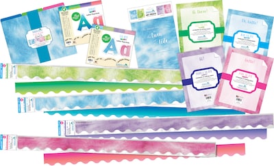 Barker Creek Bulletin Board Set, Tie-Dye and Ombré, 778/Set (4363)