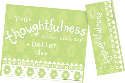 Barker Creek Thoughtfulness Awards & Bookmarks Set, 8.5 x 5.5”, Multicolored, 60/Set (4152)