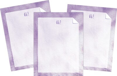 Barker Creek 8.5 x 11 Tie-Dye Purple Computer Paper Pack, 150 Sheets/Set (4342)