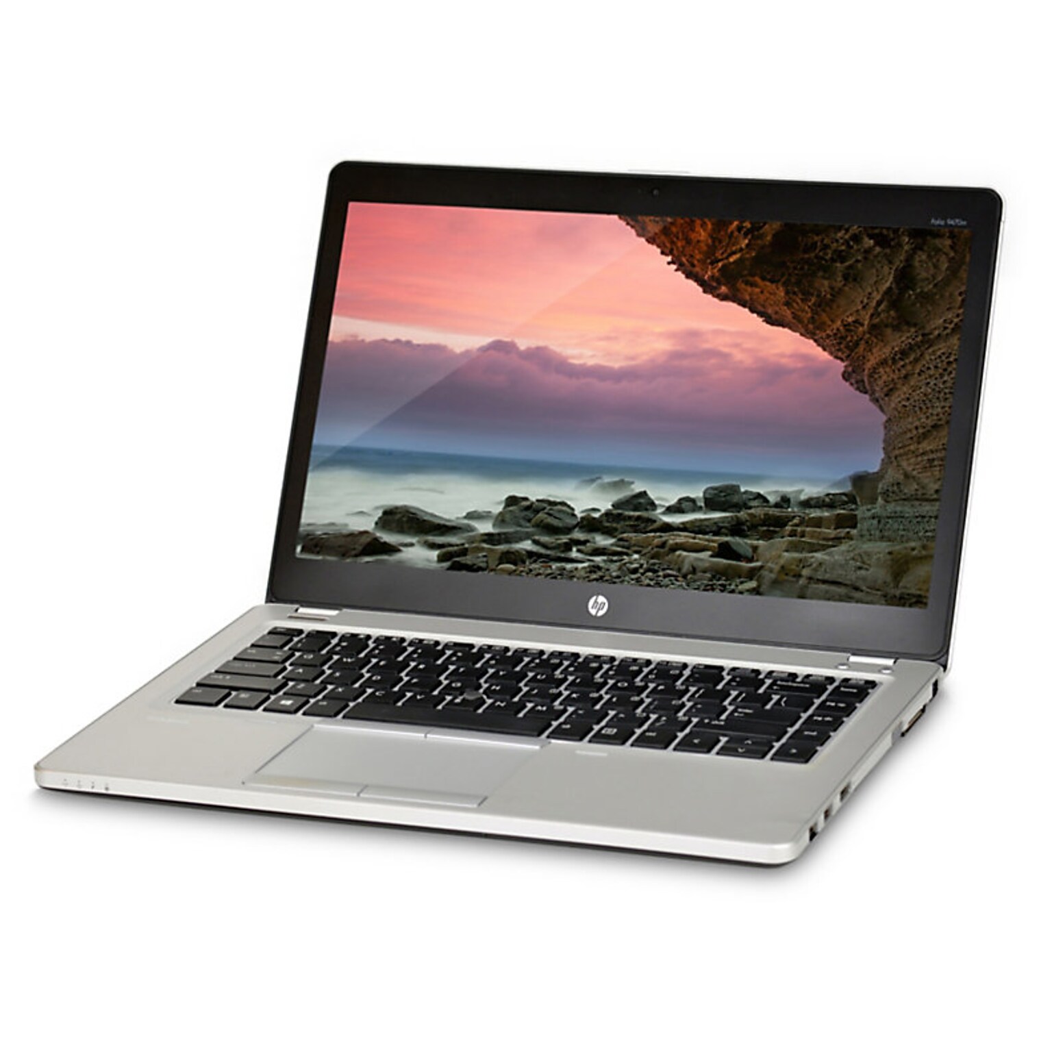 HP EliteBook Folio 9470P 14 Refurbished Laptop, Intel i5 3427U 1.8GHz Processor, 16GB Memory, 240GB SSD, Windows 10 Pro