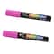 Marvy Uchida Acrylic Paint Markers, Chisel Tip, Pink, 2/Pack (526315PIa)