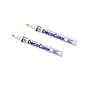 Marvy Uchida DecoColor Opaque Paint Markers, Broad Tip, White, 2/Pack (86525803a)