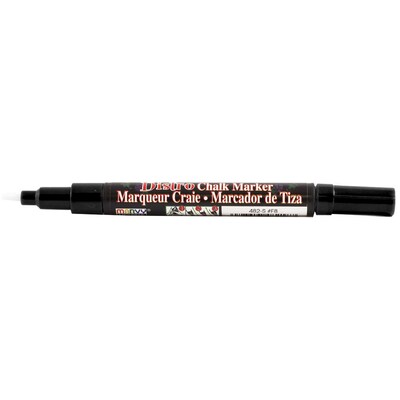 Marvy Uchida® Fine Point Erasable Chalk Markers, Black, 2/Pack (526482BAa)