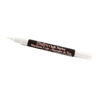 Marvy Uchida® Fine Point Erasable Chalk Markers, White, 2/Pack