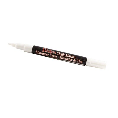 Marvy Uchida® Fine Point Erasable Chalk Markers, White, 2/Pack