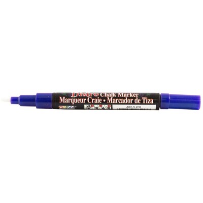 Marvy Uchida® Fine Point Erasable Chalk Markers, Blue, 2/Pack (526482BUa)