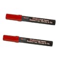 Marvy Uchida® Chisel Tip Erasable Chalk Markers, Red, 2/Pack (526483REa)