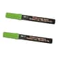 Marvy Uchida® Chisel Tip Erasable Chalk Markers, Lime Green, 2/Pack (526483LIa)
