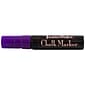 Marvy Uchida® Jumbo Point Erasable Chalk Markers, Purple, 2/Pack (526481PUa)