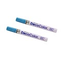 JAM Paper Opaque Paint Markers, Broad Tip, Light Blue, 2/Pack (526300LBa)