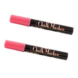 Marvy Uchida® Broad Point Erasable Chalk Markers, Coral Pink, 2/Pack (526480CPa)